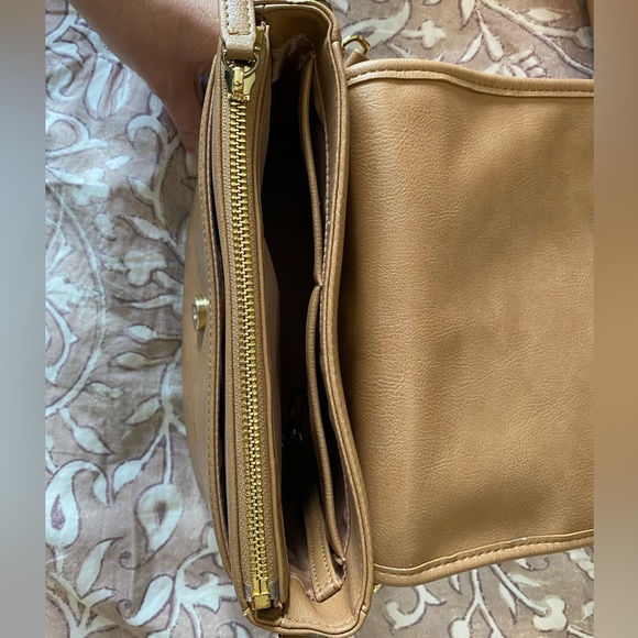 MĀEDN | Camel Everyday Crossbody Leather Purse & Card Wallet | VGUC | One Size - Picture 4 of 12